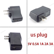 110-240V USB Adapter 5V 1A/1000mA Compatible 5V 0.5A/500mA 2A 3ACharger US Plug Converter Adapter  1