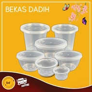 Bekas Dadih 2oz Bekas Makanan Plastik Cup Dadih Bekas Dadih 4oz Bekas Plastik Transparent Bertutup B