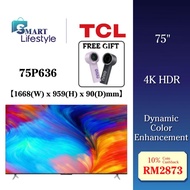 [FREE SHIPPING + GIFT MINIFAN ] TCL Google TV (50") 50P7K / (55")55P61K / (65") 65P61K / (75") 75P63