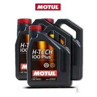 MOTUL HTECH 100 PLUS | 100% ORIGINAL | GUARANTEE | ESTER | 5W-30 ENGINE OIL | FULL SYNTHETIC | 10,00