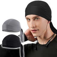 Men's Cycling Bandana Durag Breathable and Elastic Pirate Wicking Headband for Men, Outdoor Cycling 