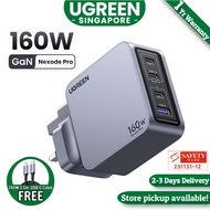 UGREEN Nexode Pro 160W USB C Charger, 4-Port PD 3.1 GaN Compact Fast PPS Wall Charger for MacBook Pr