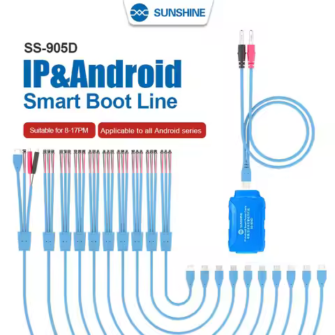 iPhone Power Cable For 6S-16 Pro Max SUNSHINE SS-905D V11.0 New Phone Smart Power Cable For iPhone 6