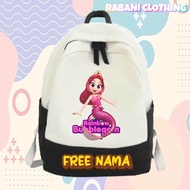 TAS RED RUBY RAINBOW BUBBLEGEM TAS ANAK SEKOLAH