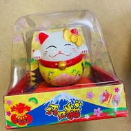 太陽能招財貓汽車擺設