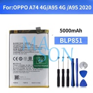 OPPO A74 4G/A95 4G /A95 2020 BLP851 Battery High Quality Battery Replacement BLP851 5000 mah