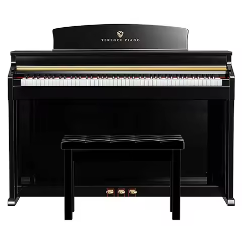 Terence E50 Digital Piano 88 Key Weighted Keyboard For Both Beginners And Advanced Players Includes 