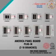 America Panel Board/Box 2 Pole PLUG-IN (16-18 Branches)