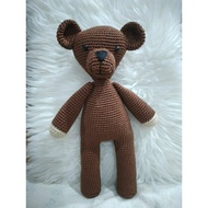 ready Boneka Rajut Amigurumi TEDDY BEAR Mr.Bean