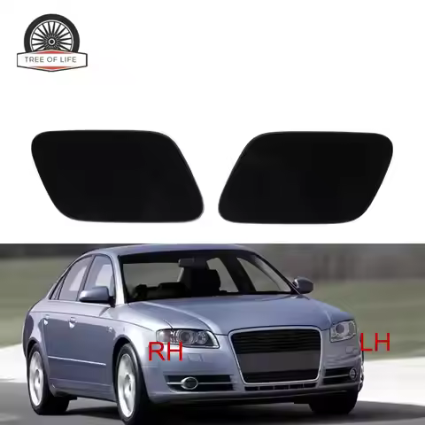 8E0955276E 8E0955275E Front Bumper Headlight Washer Spray Nozzle Jet Cover Cap For Audi A4 S4 RS4 B7