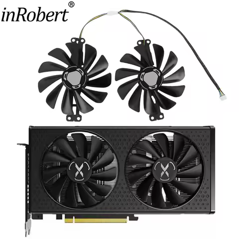 RX 6600 95mm CF1010U12S Cooler Fan For XFX Speedster SWFT 210 Radeon RX 6600 6600XT Core Gaming GPU 