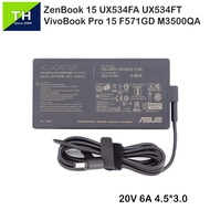 Asus VivoBook X571 K571 / VivoBook Pro 15 F571 K3500 M3500  Series  20V  6A (4.0*3.5)  120W  Laptop 