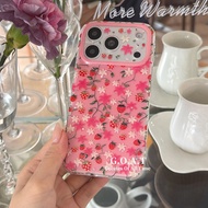 G.O.A.T Lily Strawberry casing Compatible for iPhone 17 pro max iPhone 17 16 15 14 pro max Anti -fal