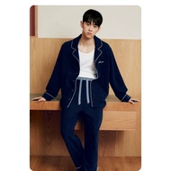 Navy Blue Pajamas GXG Loungewear Set