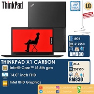 LENOVO THINKPAD X1 CARBON 4TH GENERATION I5 6TH GEN
