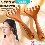 Zurka 6-Claws Head Massager Meridian Dredging Head Scalp Massager Scraper Massage Comb