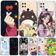 Case For Xiaomi POCO C40 6.71 inch Silicon Phone Back Cover black tpu case sun bear waterproof prote