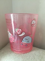 日本San-X角落生物透明水杯Sumikkogurashi water bottle Cup 綠企鵝 黃貓咪 白熊 雜草 珍珠 炸豬扒 炸蝦 角落小夥伴