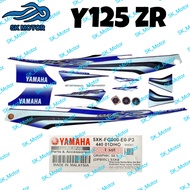 Yamaha Y125Z Y125ZR 125Z 125ZR Y125 Original Stripe Sticker Graphic Blue Biru DPBMC 5XK8 Body 100% H