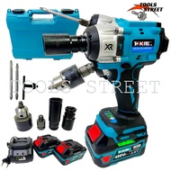 THAKITEC บล็อกไขควงสว่านกระแทกแบต 3IN1 ไร้แปรงถ่าน ALL NEW 499Vf แบต 2 ก้อน แรงบิด 560 NM XR TECHNOL