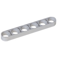 [1 Piece] LEGO Technic Slim Bar 1x6 Light Gray ID 4211586 32063