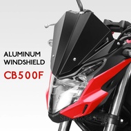 Motorcycle Accessories Aluminum Windscreen Windshield Wind Shield Deflector For HONDA CB500F CB 500 
