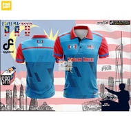 EDI MALAYSIA # People's Justice PKR 3D Merdeka Polo Shirt