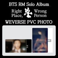 BTS RM Solo Album Right Place, Wrong Person WEVERSE Special POB Photocard