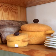 羊毛氈兒童房玄關收納容器 大燉鍋 / 入厝禮