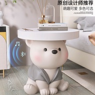 Big Bear Coffee Table Floor Standing Decoration Home Decor Living Room TV Cabinet Bedside Table Blue