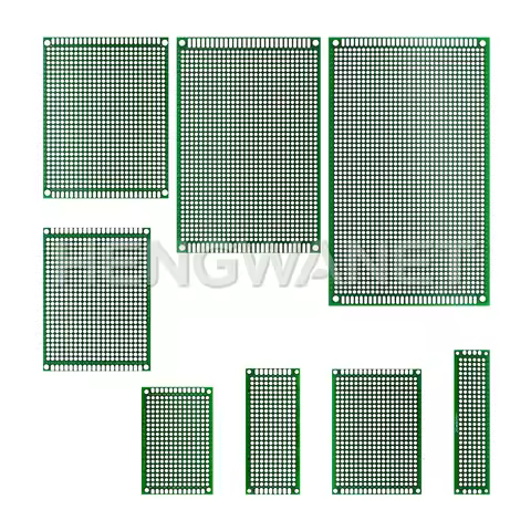 PCB Board Prototype Board Green 2x8/3x7/4x6/5x7/7x9/8x12/9x15cm Double Sided Circuit Boards For DIY 