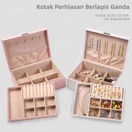GAGALU Display 2 Layer Jewelry Box Jewelry Storage Box Storage Box Jewelry Storage Box