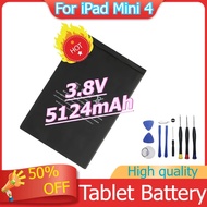 Tablet Battery For Apple For iPad Mini 4 A1538 A1546 A1550 Battery 3.8V 5124mAh +Tools