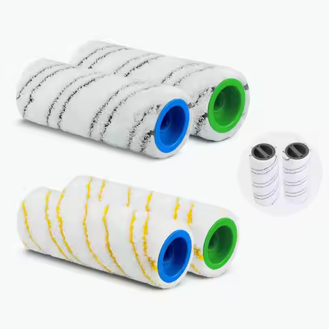 Rollers Brush Set for Karcher FC7 FC5 FC3D FC3 Cordless Hard Floor Cleanr, Multi-Surface Roller, Rol