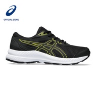 ASICS Kids CONTEND 8 Grade School Running Shoes in Black/Bright Yellow