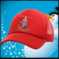 Eminem cartoon casual sports net hat, sunshade and breathable baseball cap 4COB