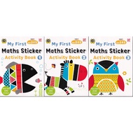 Early learning exercises MY FIRST MATHS STICKER ACTIVITY BOOK (LEVEL 2 AGES 3.4.5)  UMUR 4 YEARS OLD
