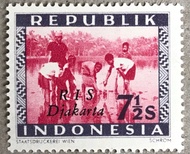 PW607-PERANGKO PRANGKO INDONESIA WINA REPUBLIK RIS DJAKARTA(H)