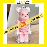 [Cheapest 1 for $7] READY STOCK! Ship in 24HR!Bearbrick &amp; Molly casing 100% keychain casing GOOD QUALITY! Transparent Anti-dust Bearmors