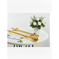 Double Curtain Rod Iron Pole Full Set Black White Brown 100 200 250 300 350 400 Cm 1 2 3 4 Meters