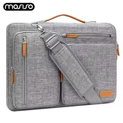 Mosiso 360 Protective Laptop Shoulder Bag 15 15.6 16 inch Sleeve Bag for MacBook, HP, Dell, Lenovo, 