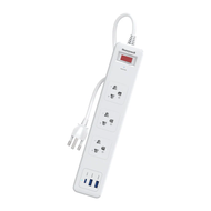 HONEYWELL รางปลั๊กไฟ Honeywell 3 Outlet Surge Protector พร้อม USB-C x 1 USB-A x 2 I iStudio by coppe