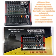 TRIDENT IMIX MINI6 Professional 6-Channel Mixer (Black)