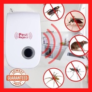 Alat Ubat PENGHALAU TIKUS ELEKTRIK Ultrasonic Pest Control Nyamuk Serangga Cicak Daiso Labah Labah L