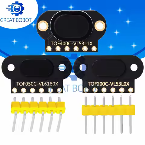 BS VL6180/VL53L0X/VL53L1X Time of Flight Laser Ranging Sensor Module TOF050C TOF200C TOF400C 50CM/2M