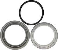 Front Main Crankshaft Oil Seal w/Steel Installer 3935959 Compatible with Cummins 1989-Up 5.9L 6.7L 6