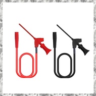 [I O J E] Mini IC Hook Test Clip Multimeter Test Hook Clip with Leads to 2mm Hole Socket
