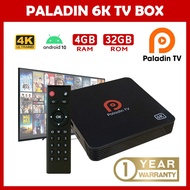 Paladin TV BOX 4GB + 32GB | Msia Version Smart Android TV box Media Player | Malaysia & Internationa