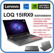 Lenovo - [RTX4060] LOQ 15IRX9 (i7-13650HX/ RTX4060/ 15.6" FHD 144Hz) 手提電腦