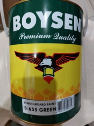 BOYSEN Schoolboard Blackboard Bulletin Board - Slating Paint Green BS655 4Liters / Gallon